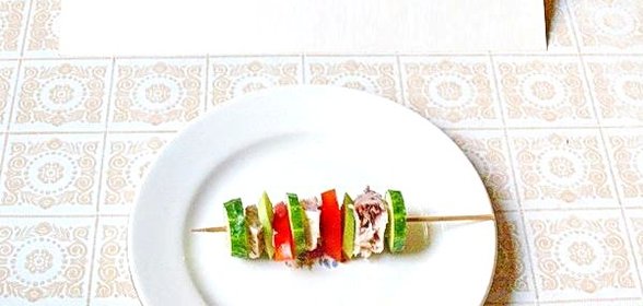 Рыбная закуска на шпажках