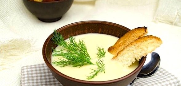Сырный суп со сливками