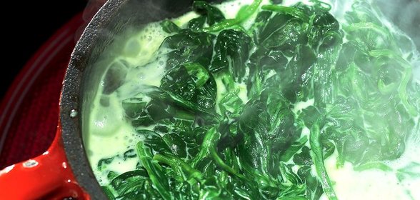 Сливочный шпинат