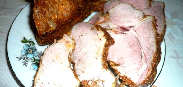 Свинина запеченная пикантная