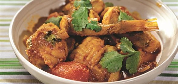 Карри из морского черта