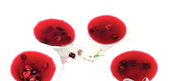 Вишневое желе с вином