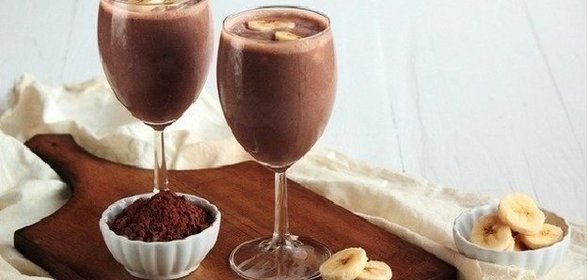 Кофейно-банановый смузи с корицей