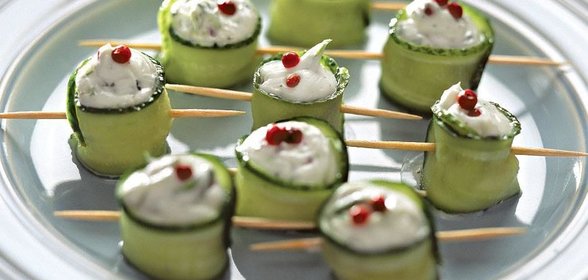 Рулетики из огурцов