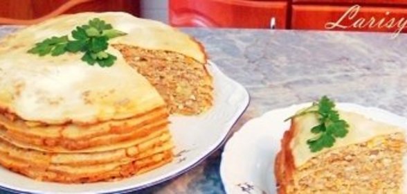 Рязанский блинчатый пирог
