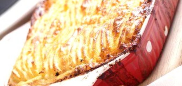 Запеканка из фасоли и картофеля