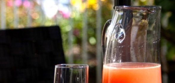 Беллини со свежими ягодами