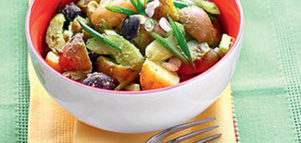 Картофельный салат с оливками