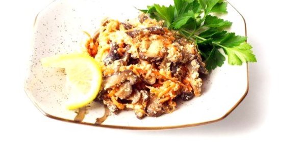 Грибы с лимонной начинкой