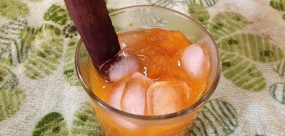 Холодный десерт из тыквы с корицей