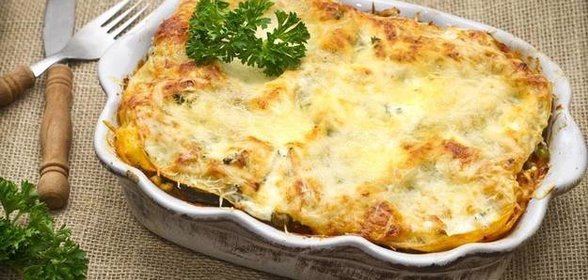 Лазанья со шпинатом