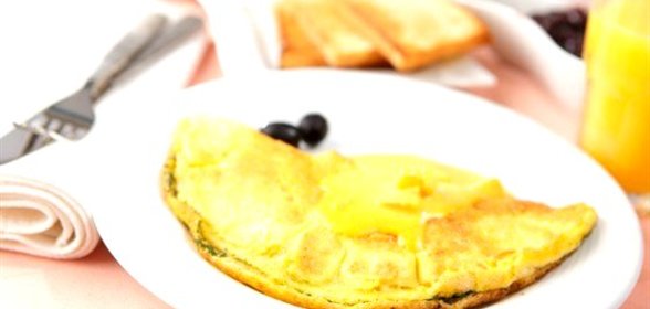 Яичный паровой омлет