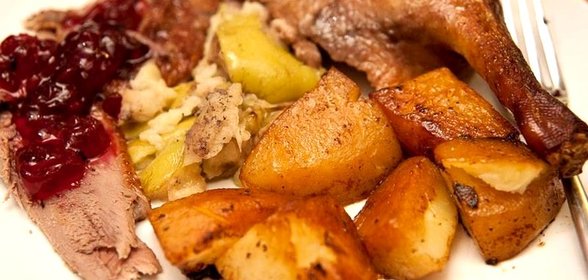 Утка с антоновкой