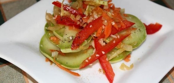 Салат из кабачков по-корейски