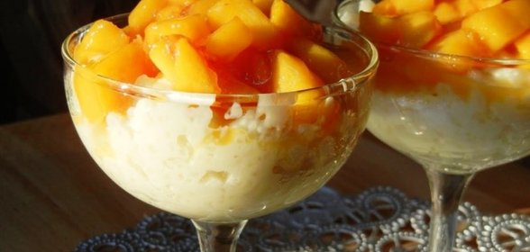 Рисовый пудинг Конде