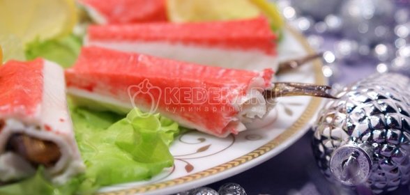 Закуска «Шпрота в новогодней шубе»