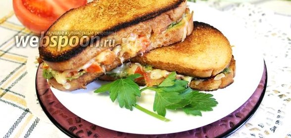 Бутерброд гриль-капрезе