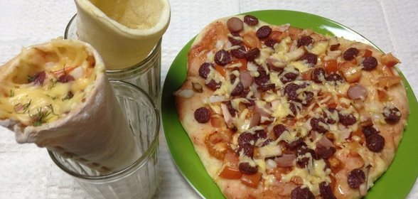 Салат с курицей и грибами