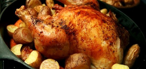 Жаркое из курицы с шалфеем