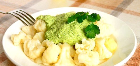 Цветная капуста с соусом