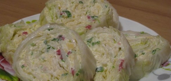 Новогодние диетические рулетики