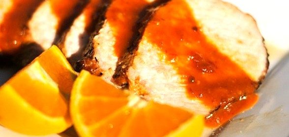 Запеченная свинина с апельсинами