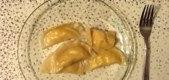 Вареники с бананами