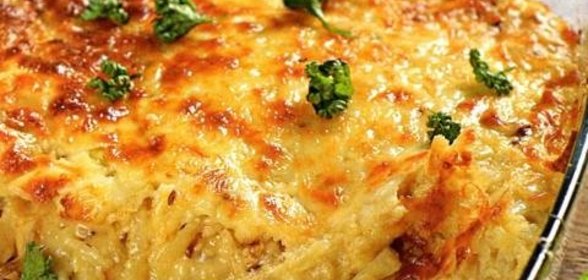 Капустная запеканка с фаршем