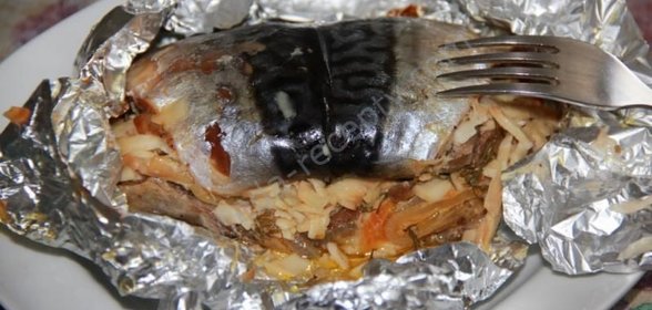 Рулеты из скумбрии на горячее