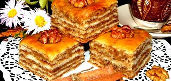 Постная пахлава