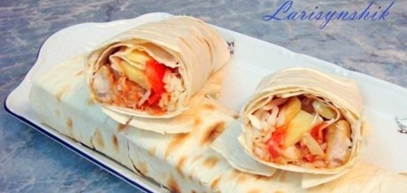 Домашний Чикен Ролл