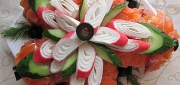 Салат Морская звезда