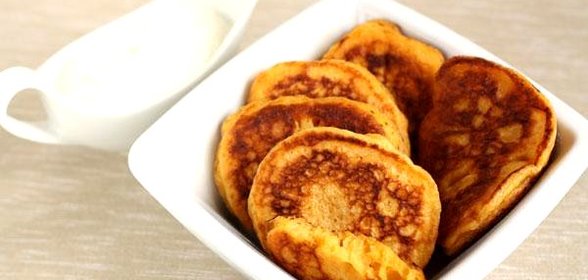 Морковные оладьи