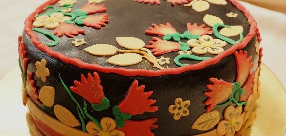 Торт Хохлома