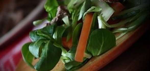 Салат с говядиной