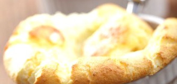 Суфле из спаржи и козьего сыра