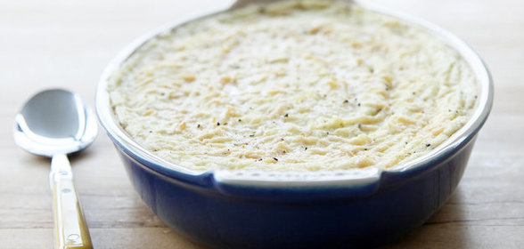 Картофельное пюре, запеченное в духовке