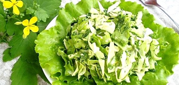 Салат с крапивой