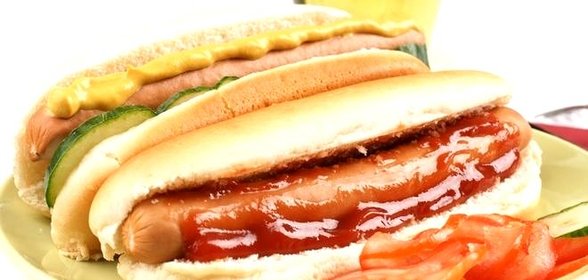 Хот-дог с корейской морковкой