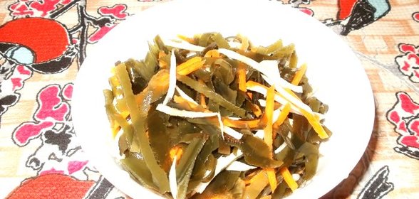 Маринованная морская капуста