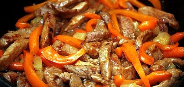 Жаркое с болгарским перцем