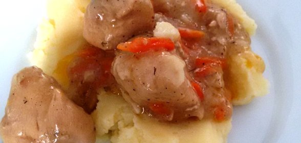 Подлива из курицы для пюре