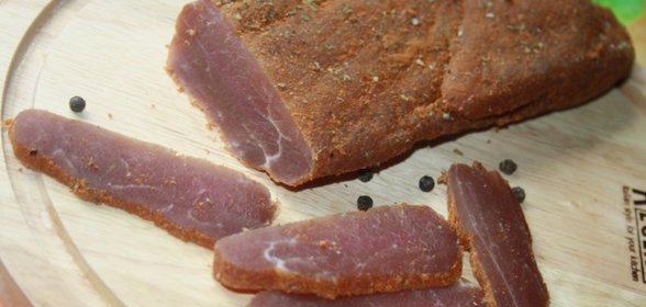 Быстрый рецепт вяленого мяса