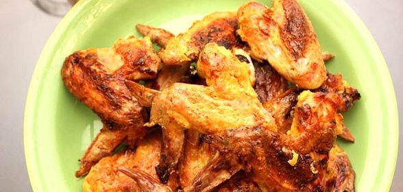 Крылышки в микроволновке