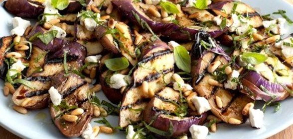 Баклажаны с кунжутной пастой