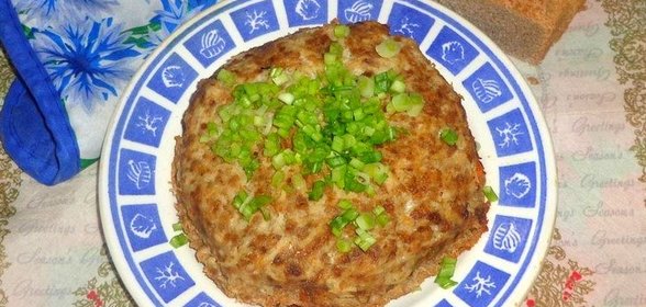Мясная лепешка