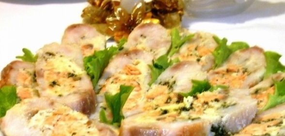 Рыбные рулеты с начинкой