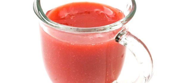 Соус для десерта из клубники и томатов