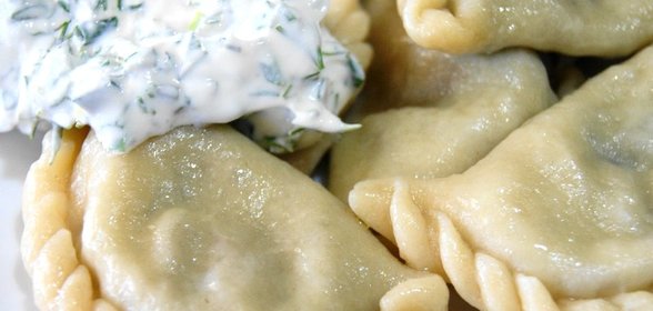 Вареники с редькой
