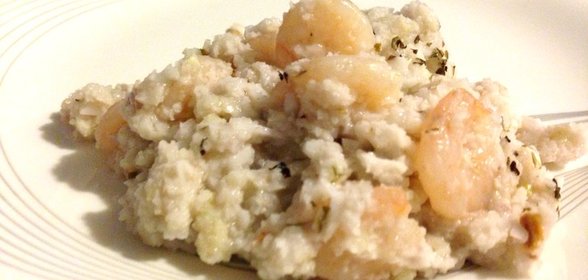 Креветки в кокосово-чесночной заправке по‑полинезийски